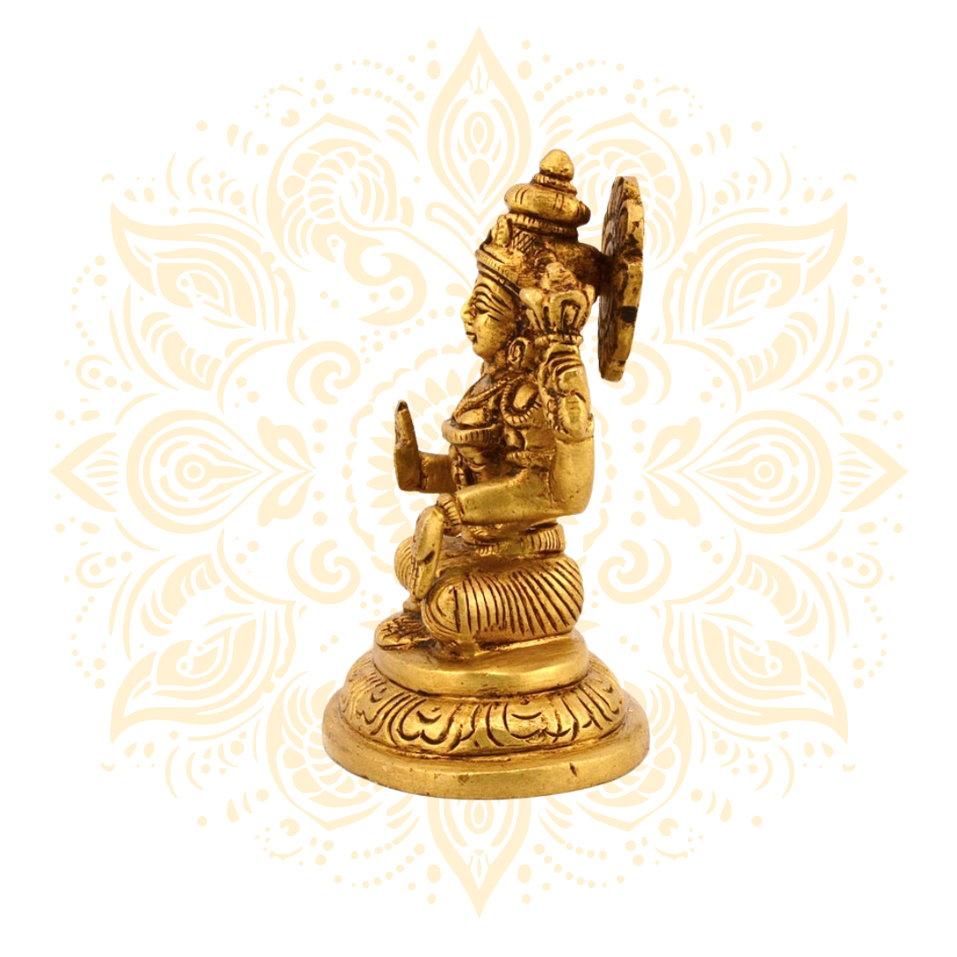 Assorted Brass Goddess Laxmi Murtis - Matchless Gifts3