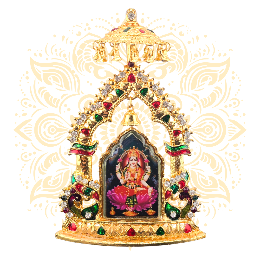 Golden Mini Mandir Deity Altar 4.5" - Matchless Gifts3
