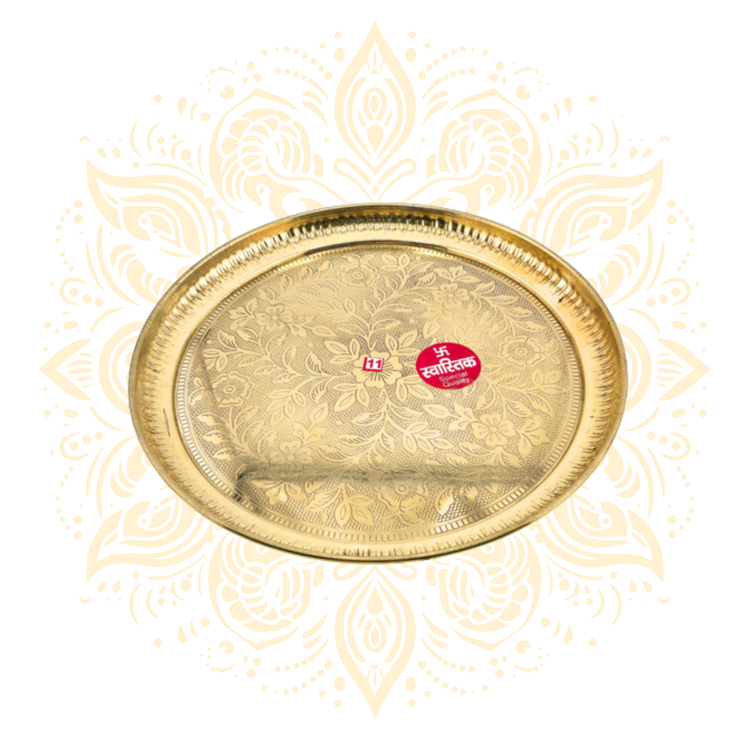 Kansa Brass Round Plate