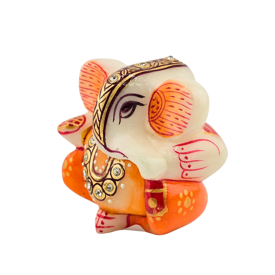 Marble Ganesh 3"