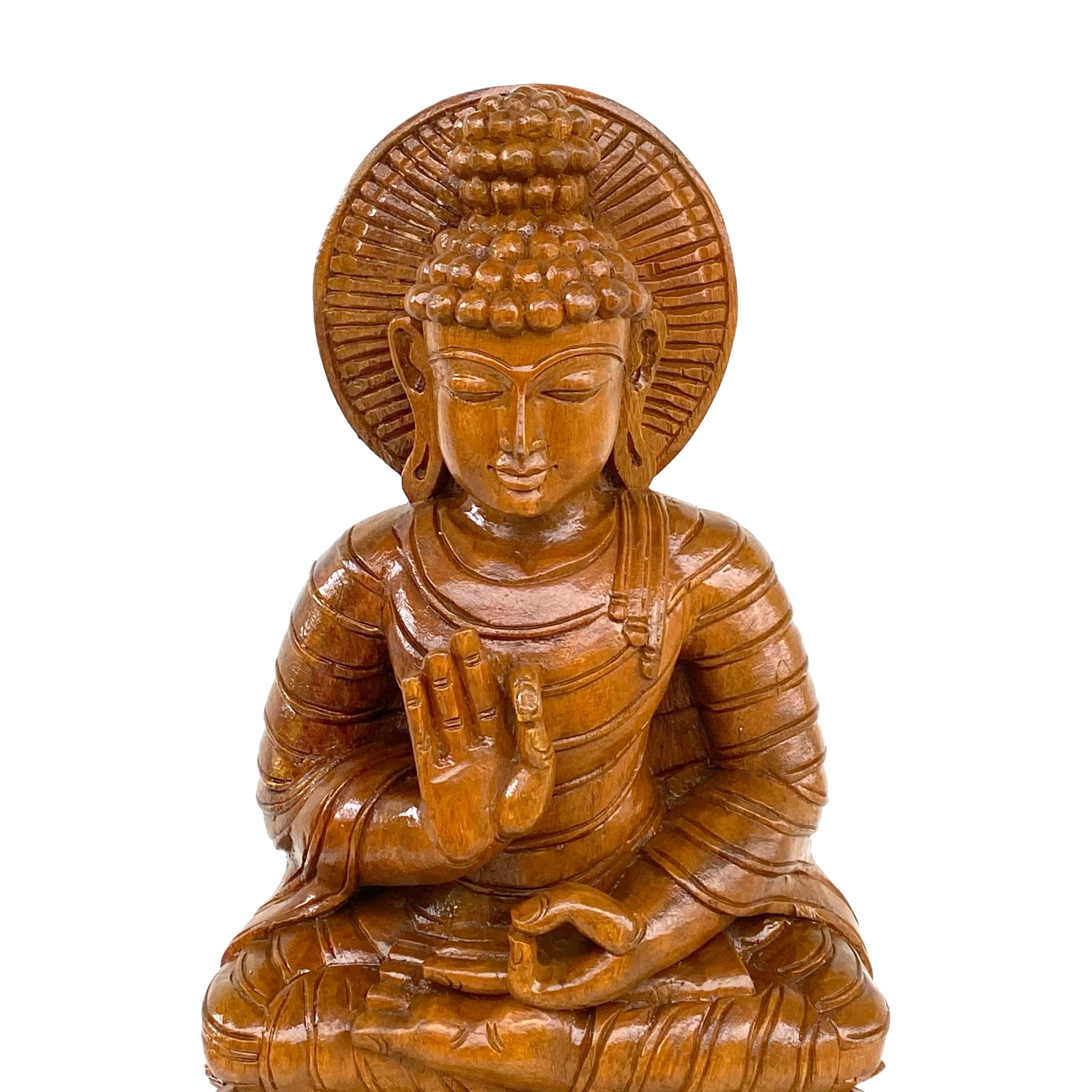 Wooden Buddha 24"