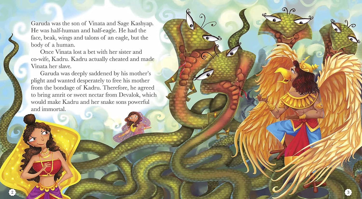 Vehicles of Gods: Vishnu and Garuda the Eagle by Shubha Vilas