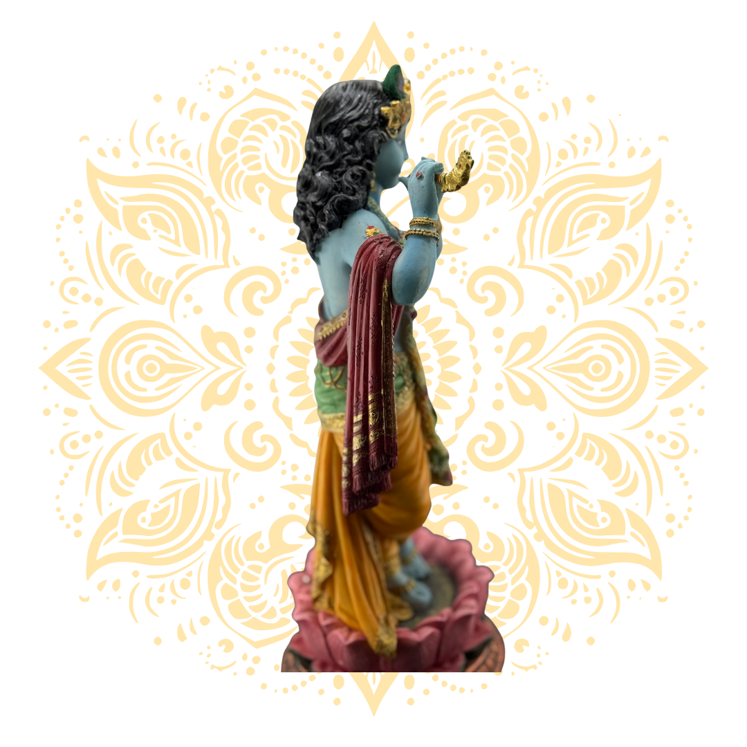 Polyresin Lord Krishna Murti 12” - Matchless Gifts