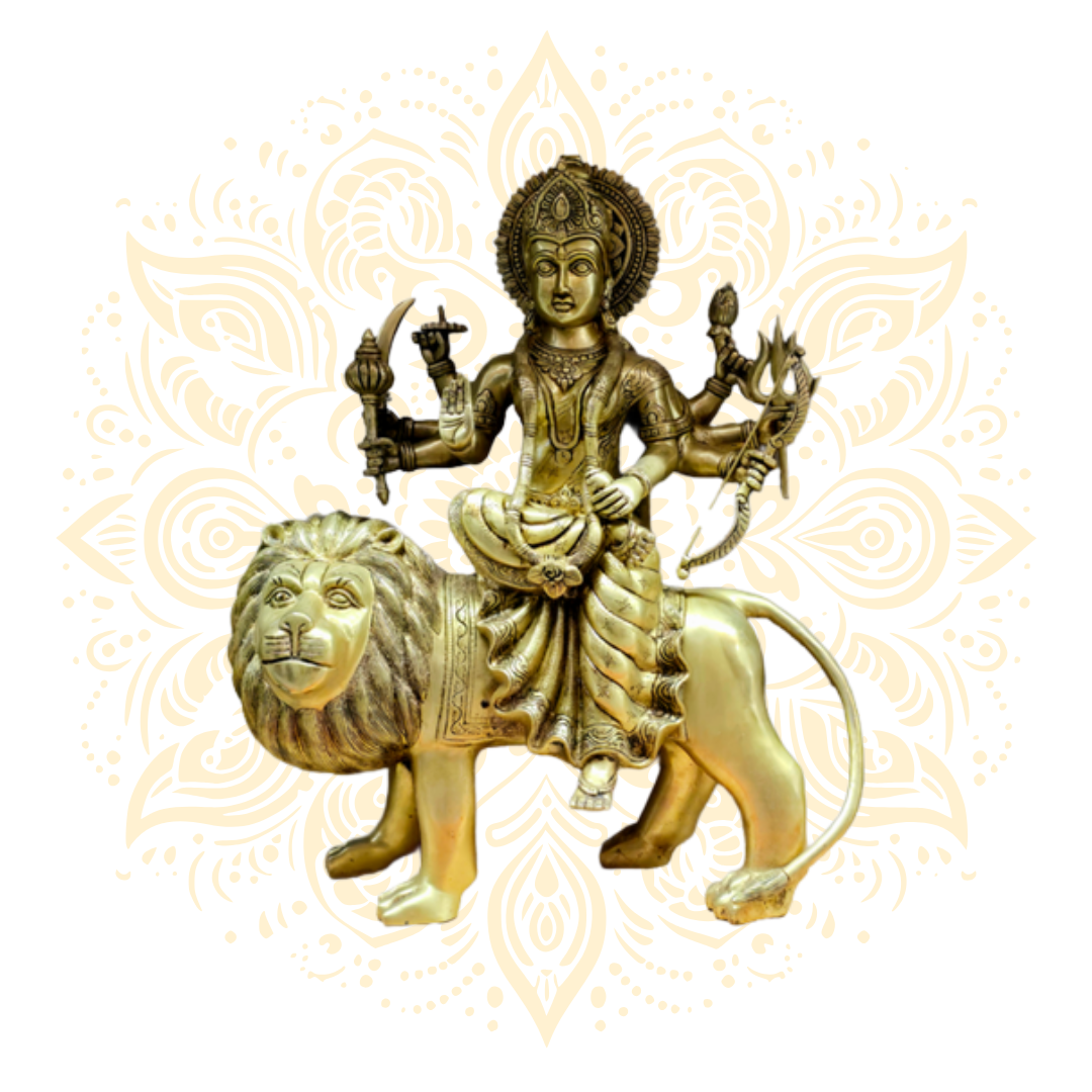 Brass Durga 24"