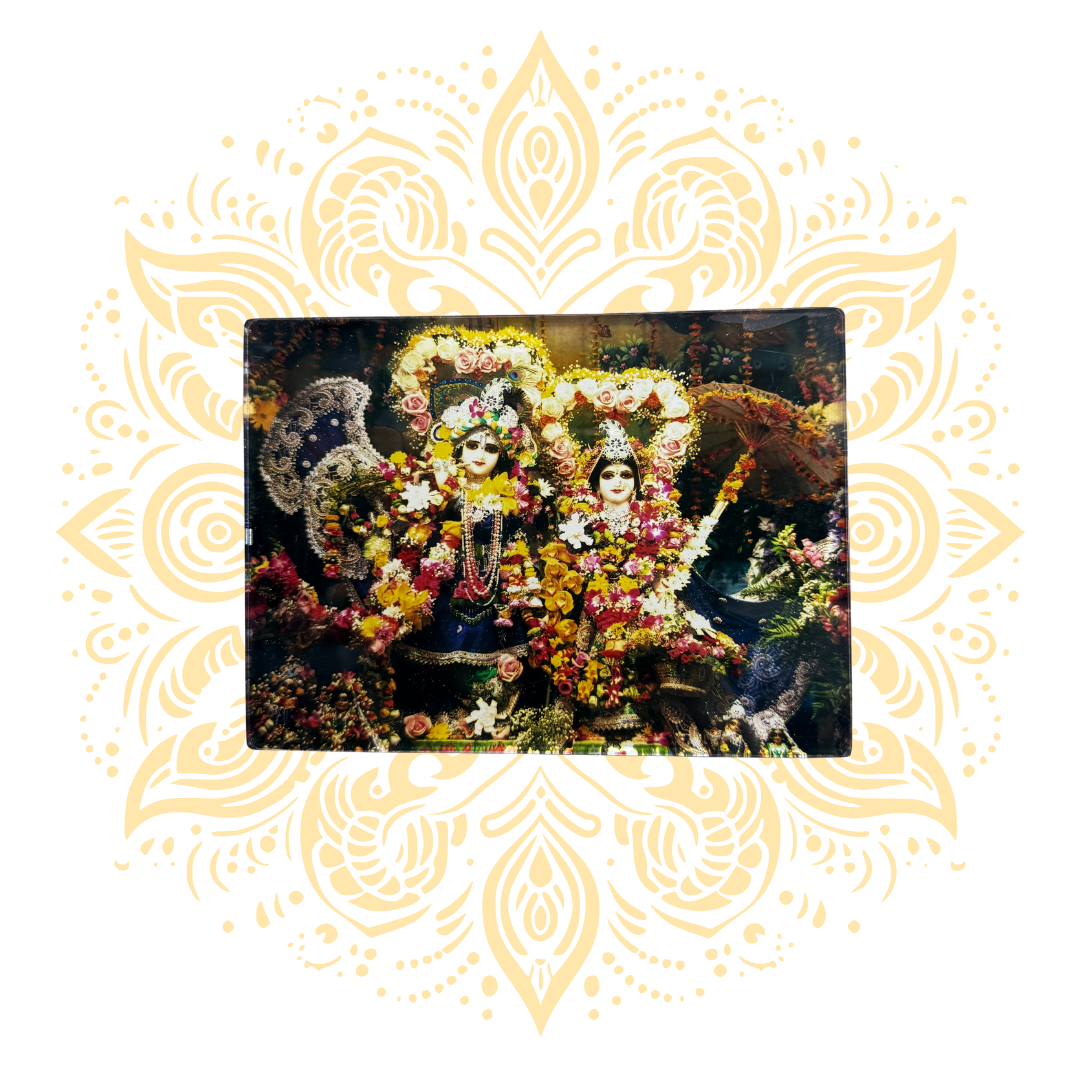 Acrylic Radha Krishna Flower
