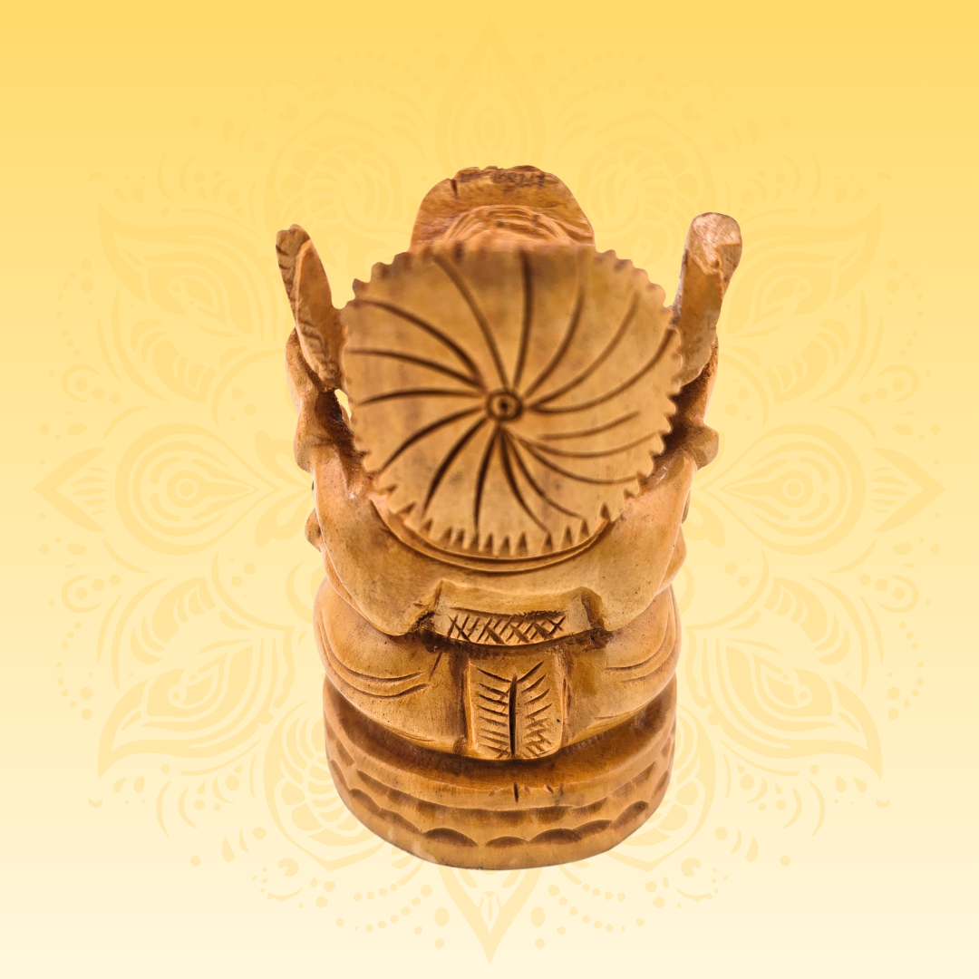Wooden Lord Ganesha