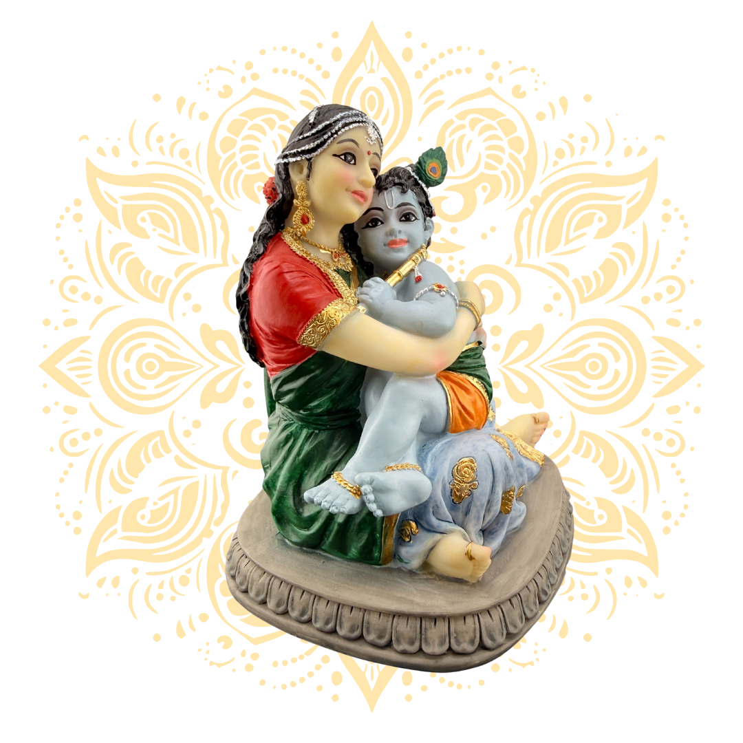 Polyresin Yasoda Damodar Krishna 5" - Matchless Gifts