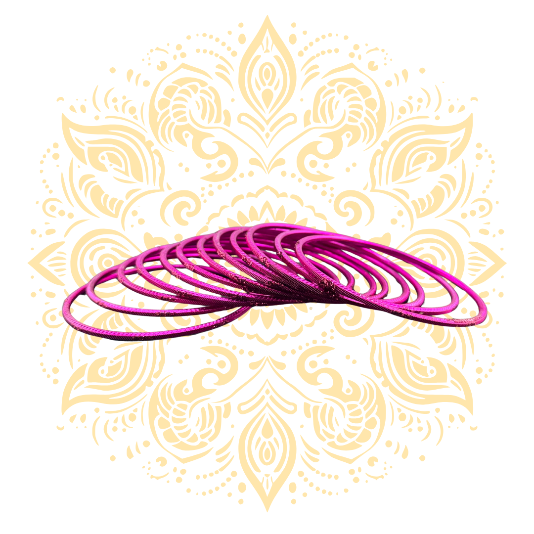 Women's Bright Magenta Bangles - Matchless Gifts5