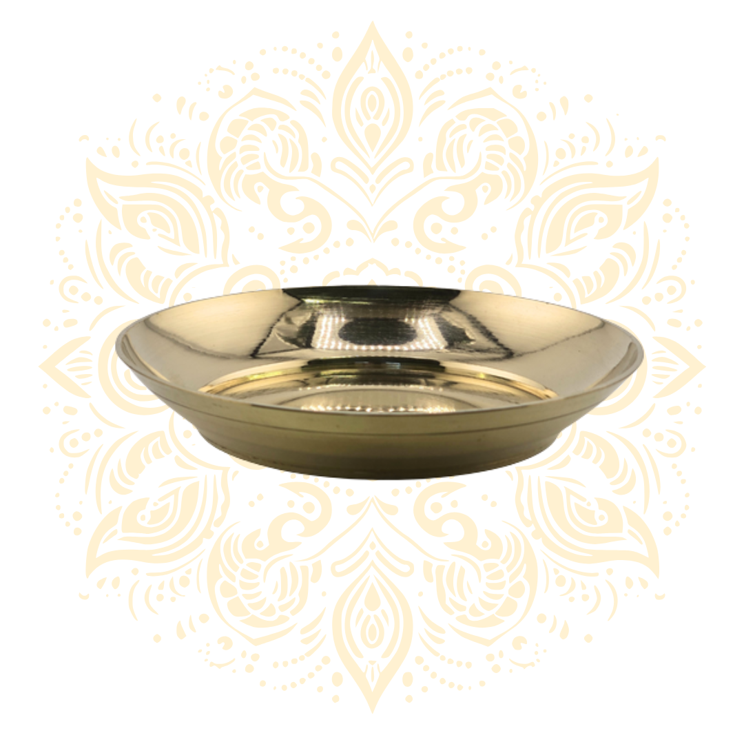 Kansa Brass Plate 2.75"