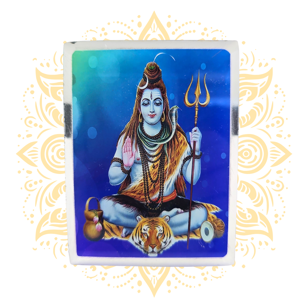 Acrylic Shiva Stand  4" x 3"