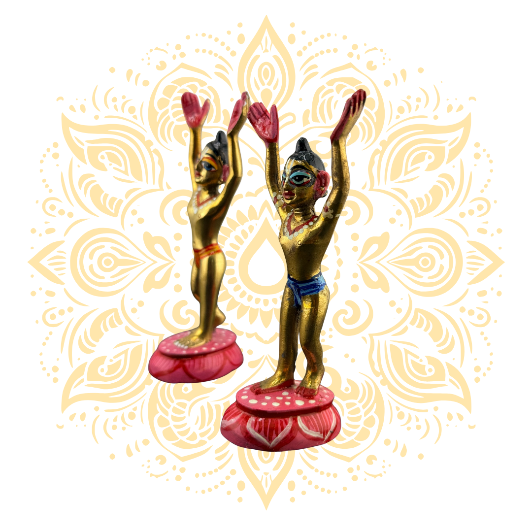 Brass Gaura Nitay Set