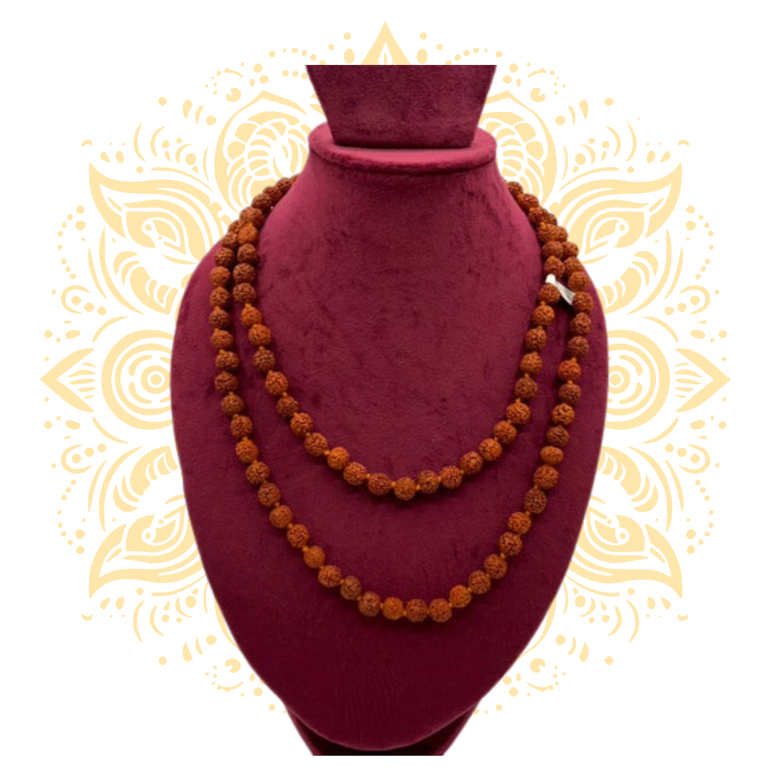 Rudraksha Beads Sacred Necklace - Matchless Gifts