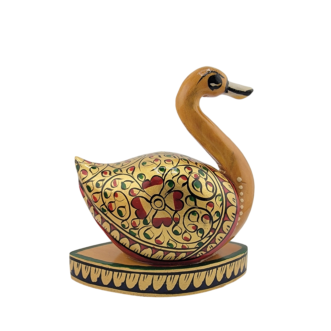 Wooden Painted Duck
