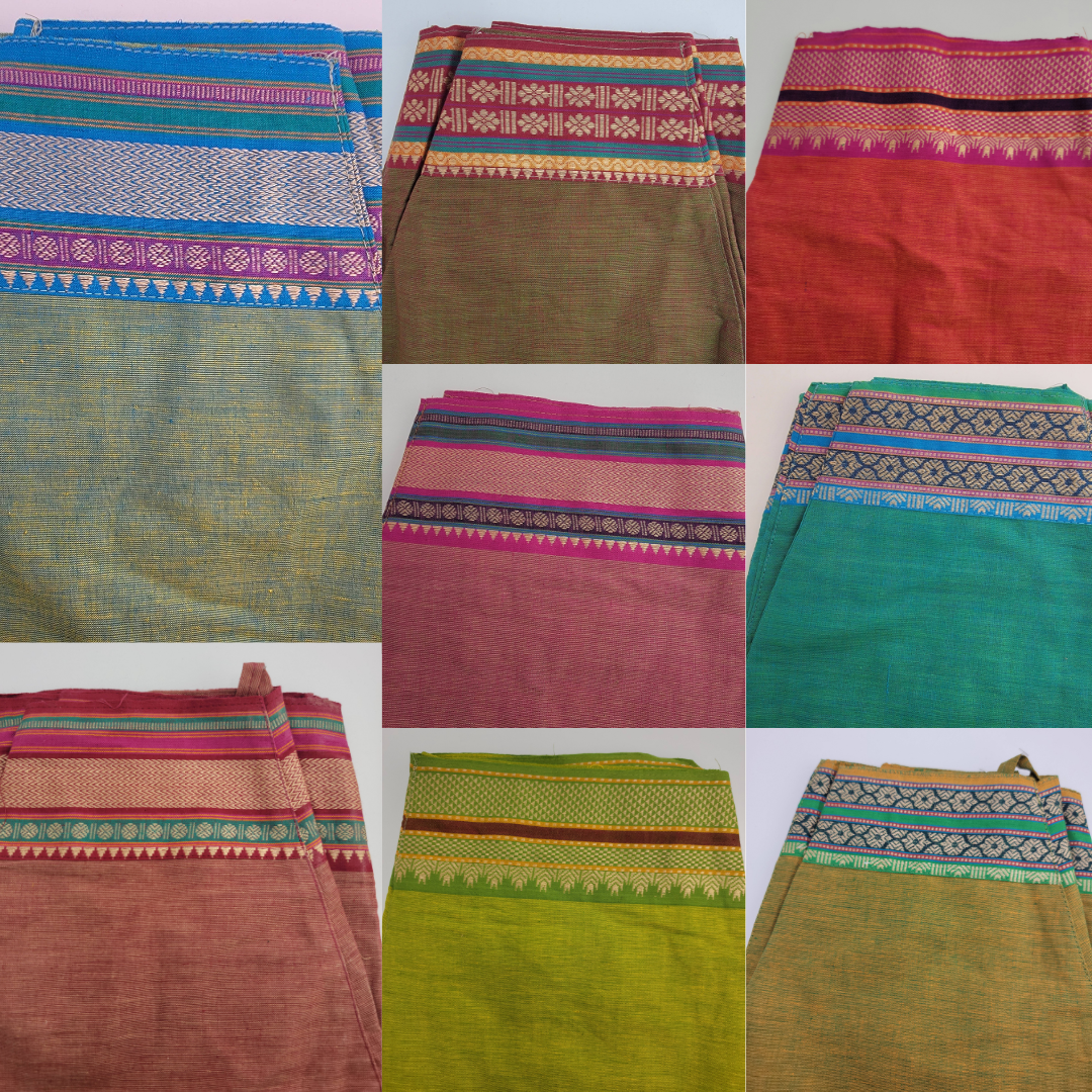 Plain Mridanga Cover – 20" with Embroidered Edge