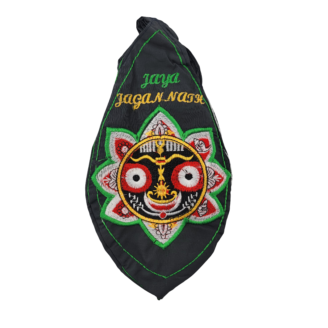 Jaya Jagannath Embroidered Japa Bead Bag