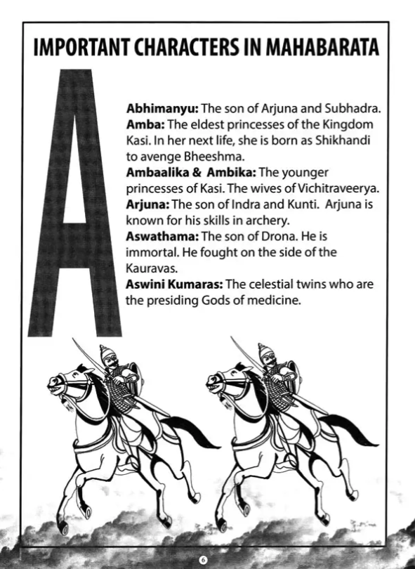 Mahabharata Activity Book