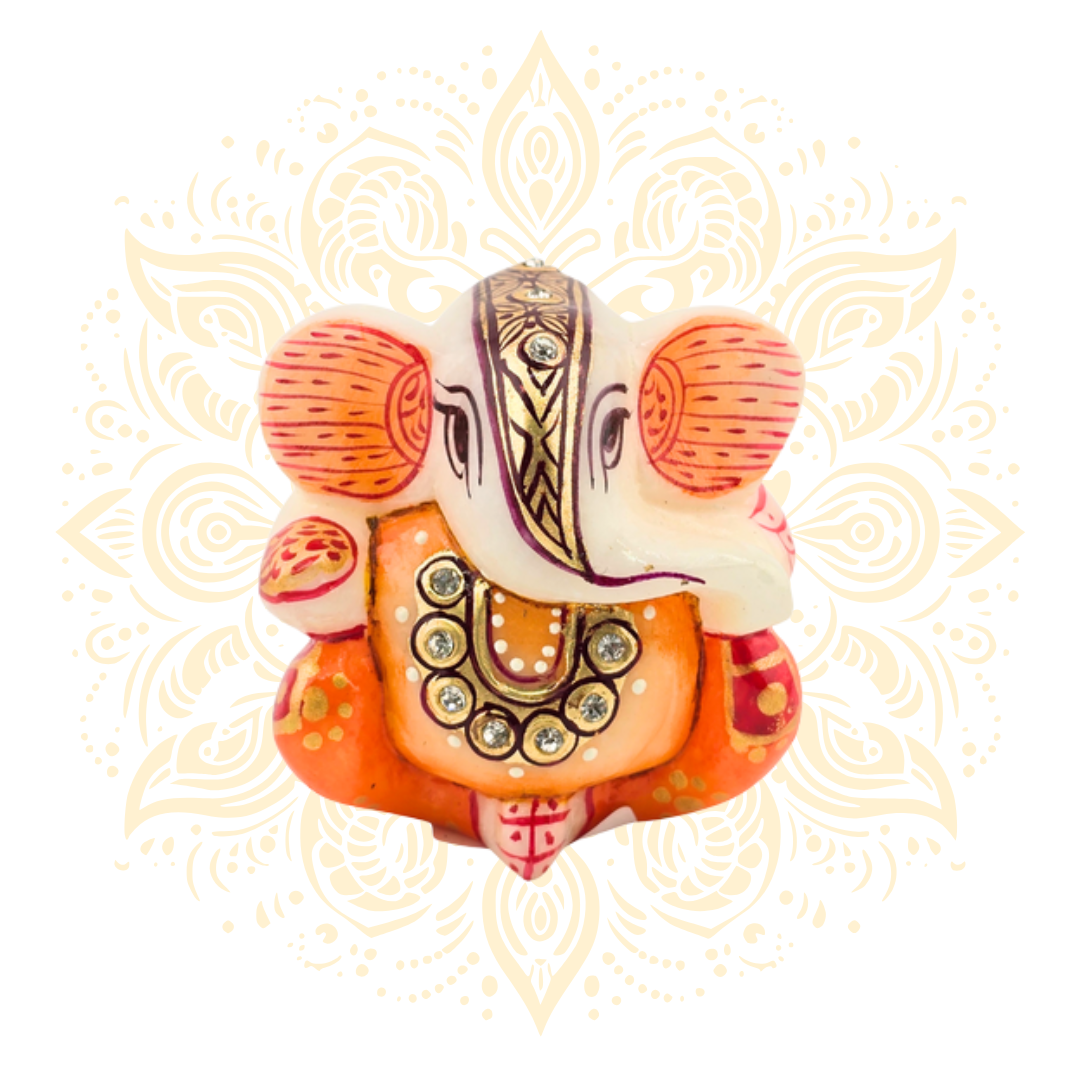 Marble Ganesh 3"
