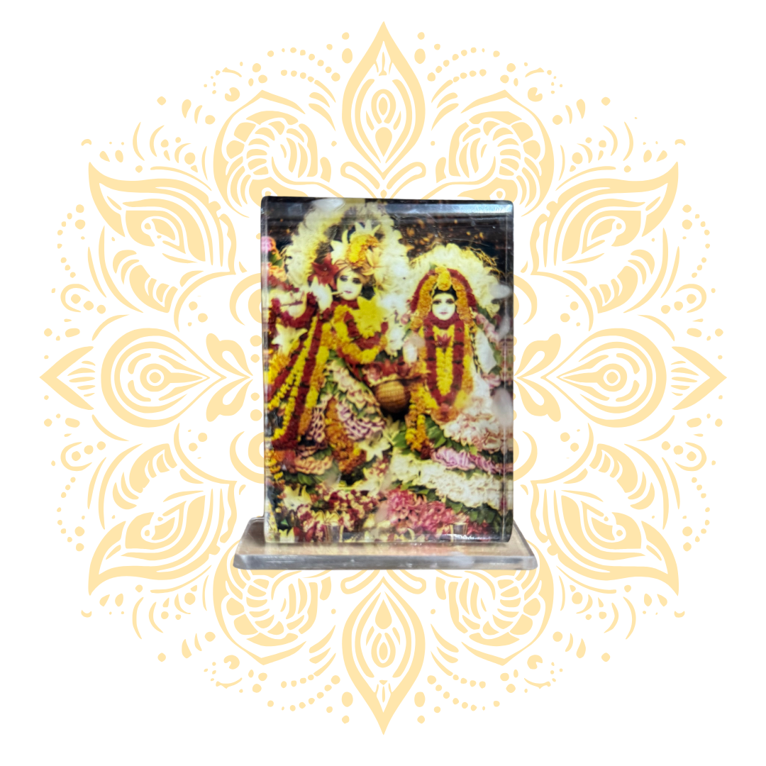 Acrylic Radha Krishna 2" x 3"