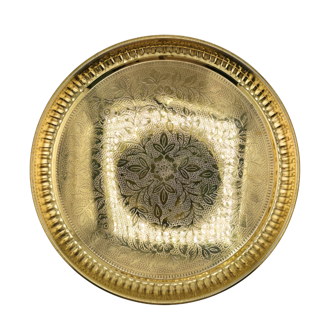 Kansa Brass Plate 13"