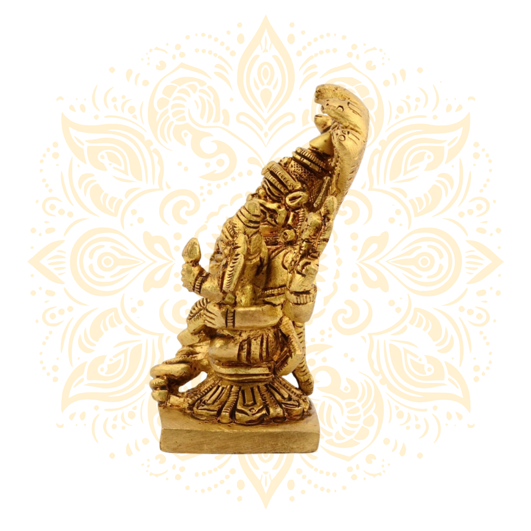 Brass Laxmi Narasimha Murti 3.5" - Matchless Gifts2