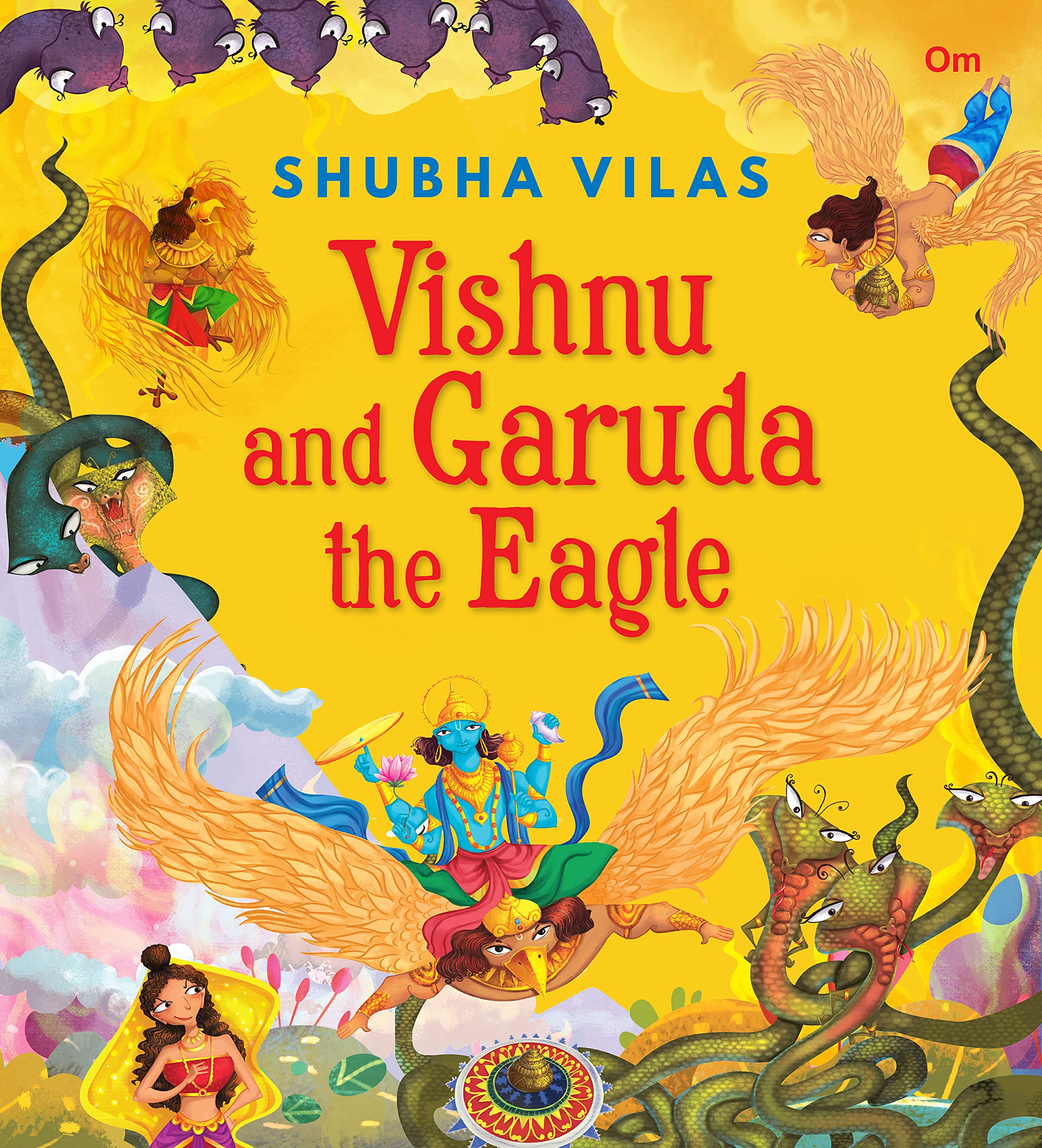 Vehicles of Gods: Vishnu and Garuda the Eagle by Shubha Vilas