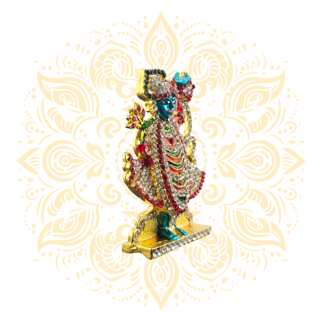 Metal Shreenathji Stand