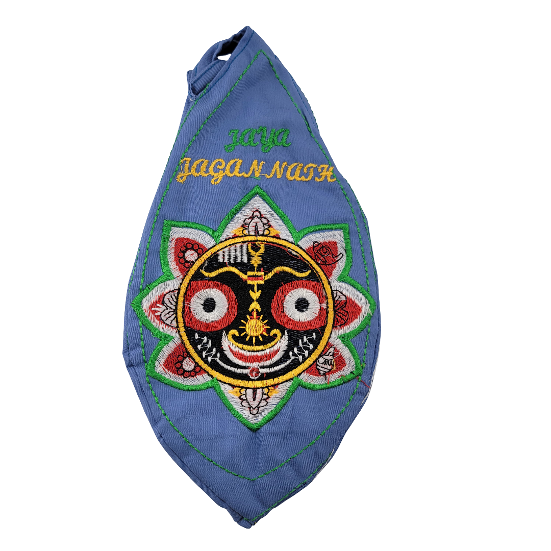 Jaya Jagannath Embroidered Japa Bead Bag