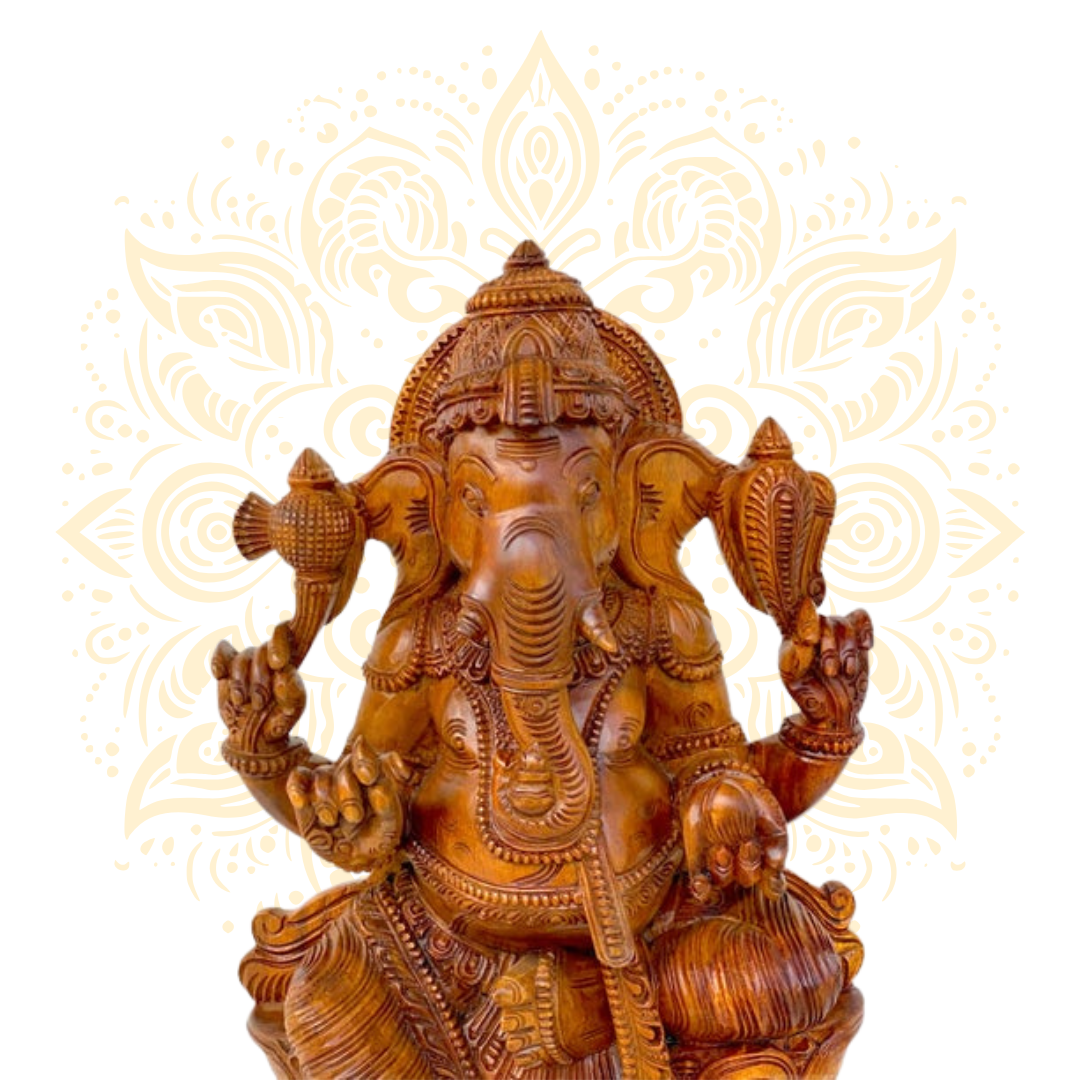 Wooden Ganesh