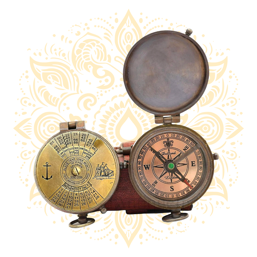 Nautical Compass in a wooden case