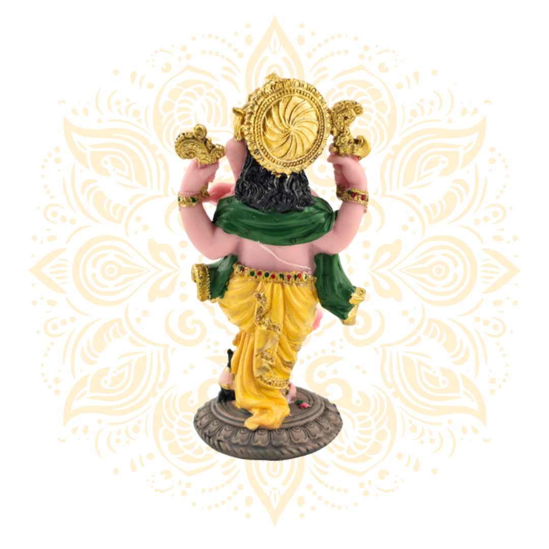 Polyresin Dancing Ganesh 5"