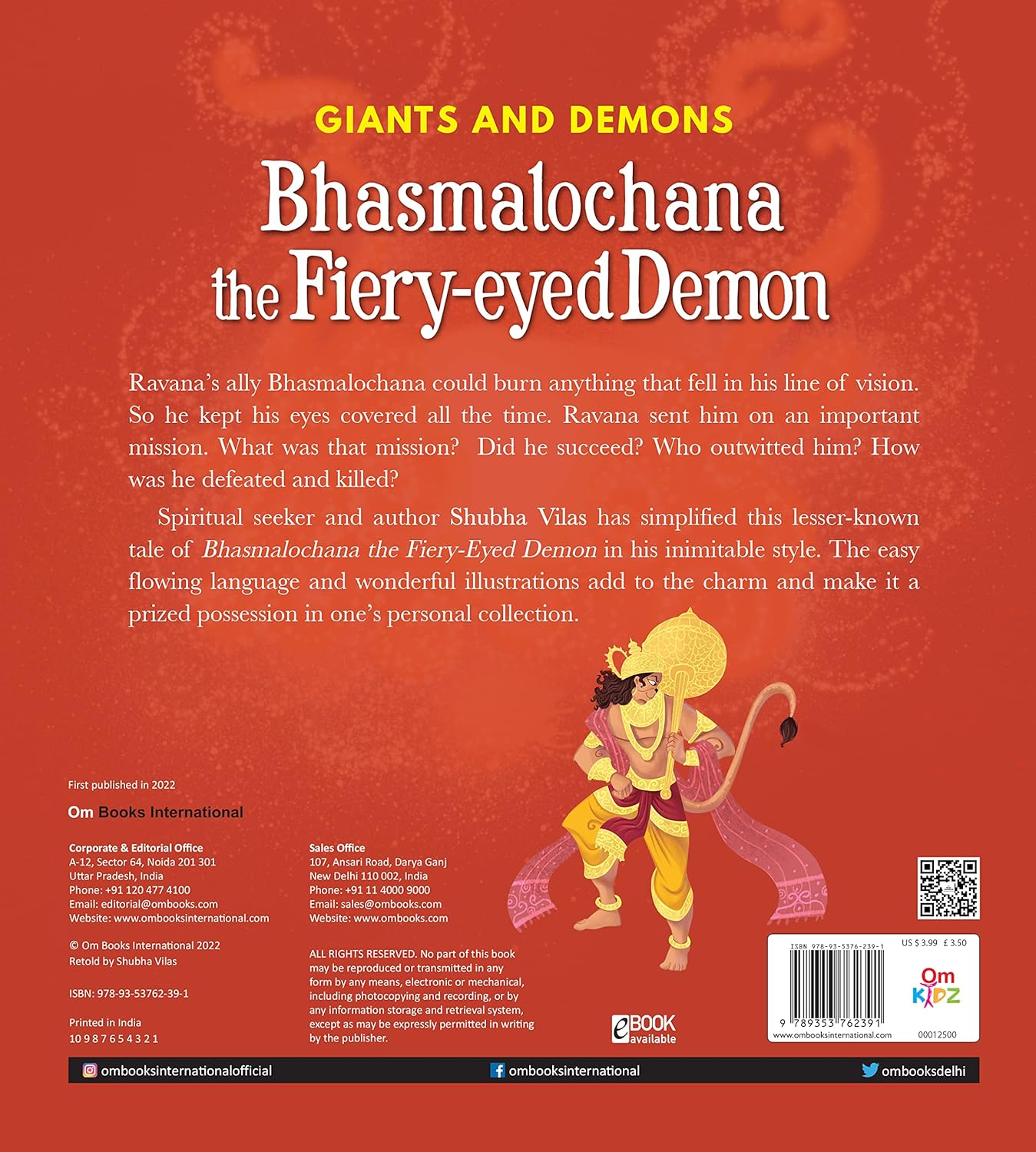 Giants and Demons: Bhasmalochana the Fiery-eyed Demon by Shubha Vilas
