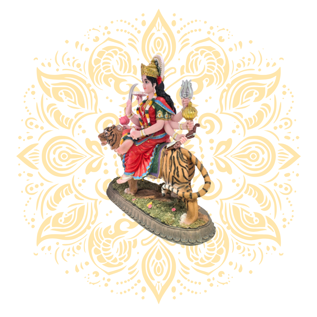 Polyresin Durga 3D (Grassland) 19"