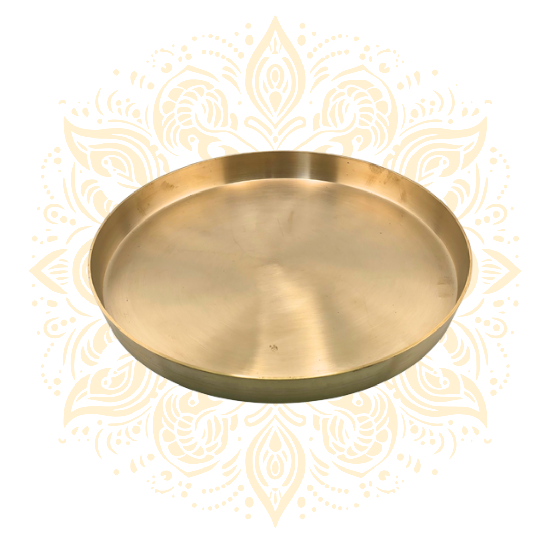 Kansa Brass Plate 11.5"
