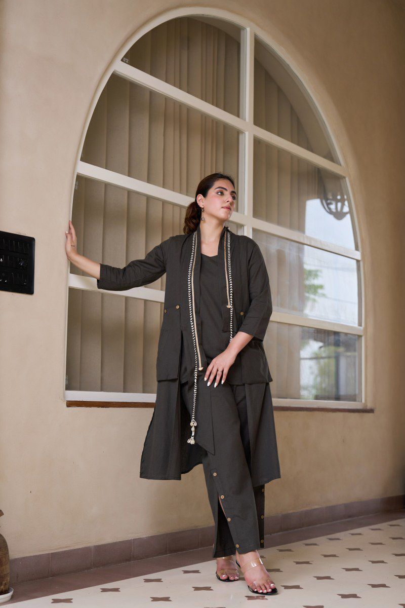 Women's Cotton 3 Piece Set w/ Jacket - Matchless Gifts