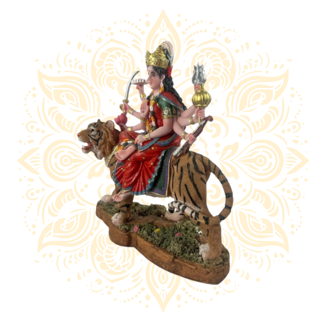 Polyresin Durga 10"