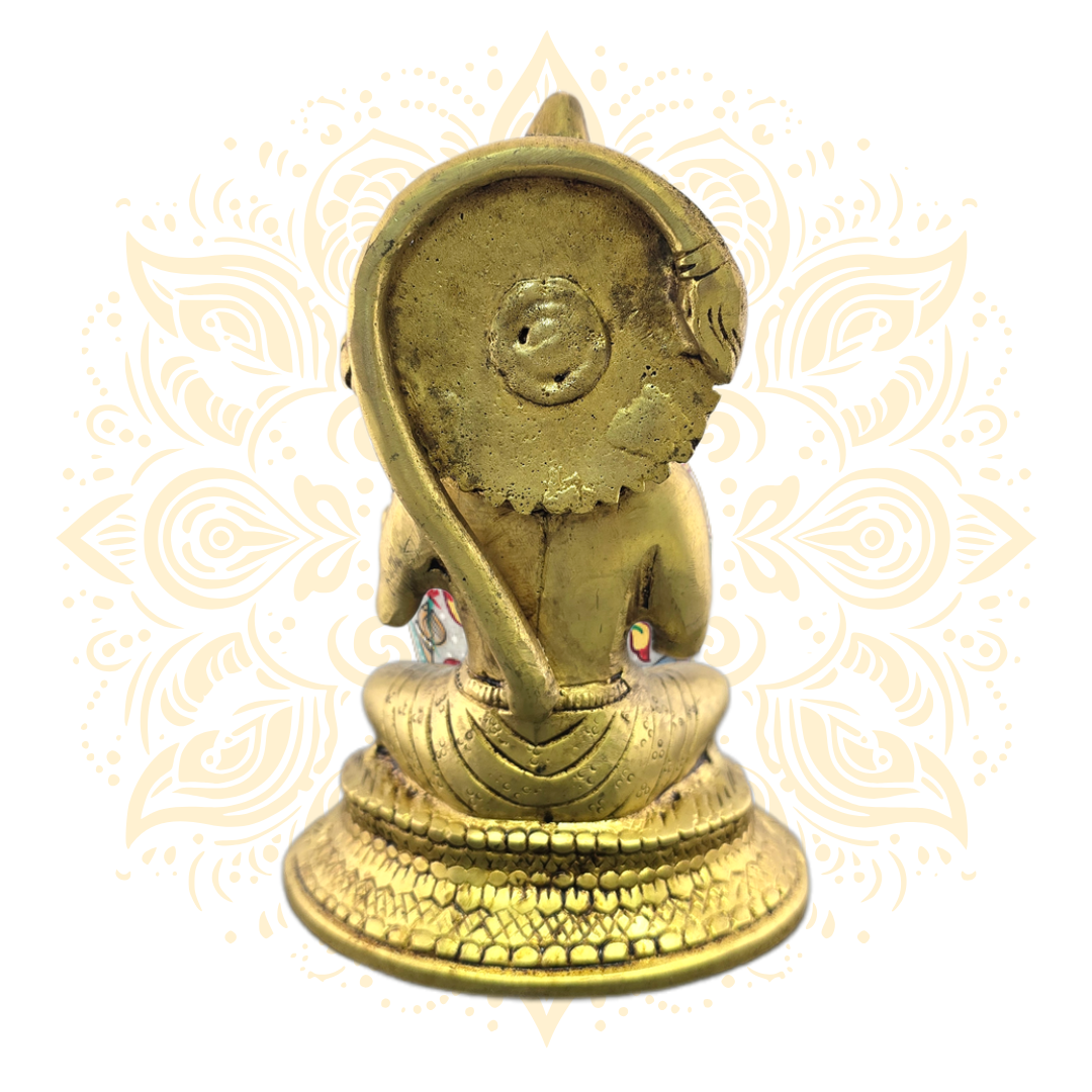 Brass Hanuman Gada 6.5"