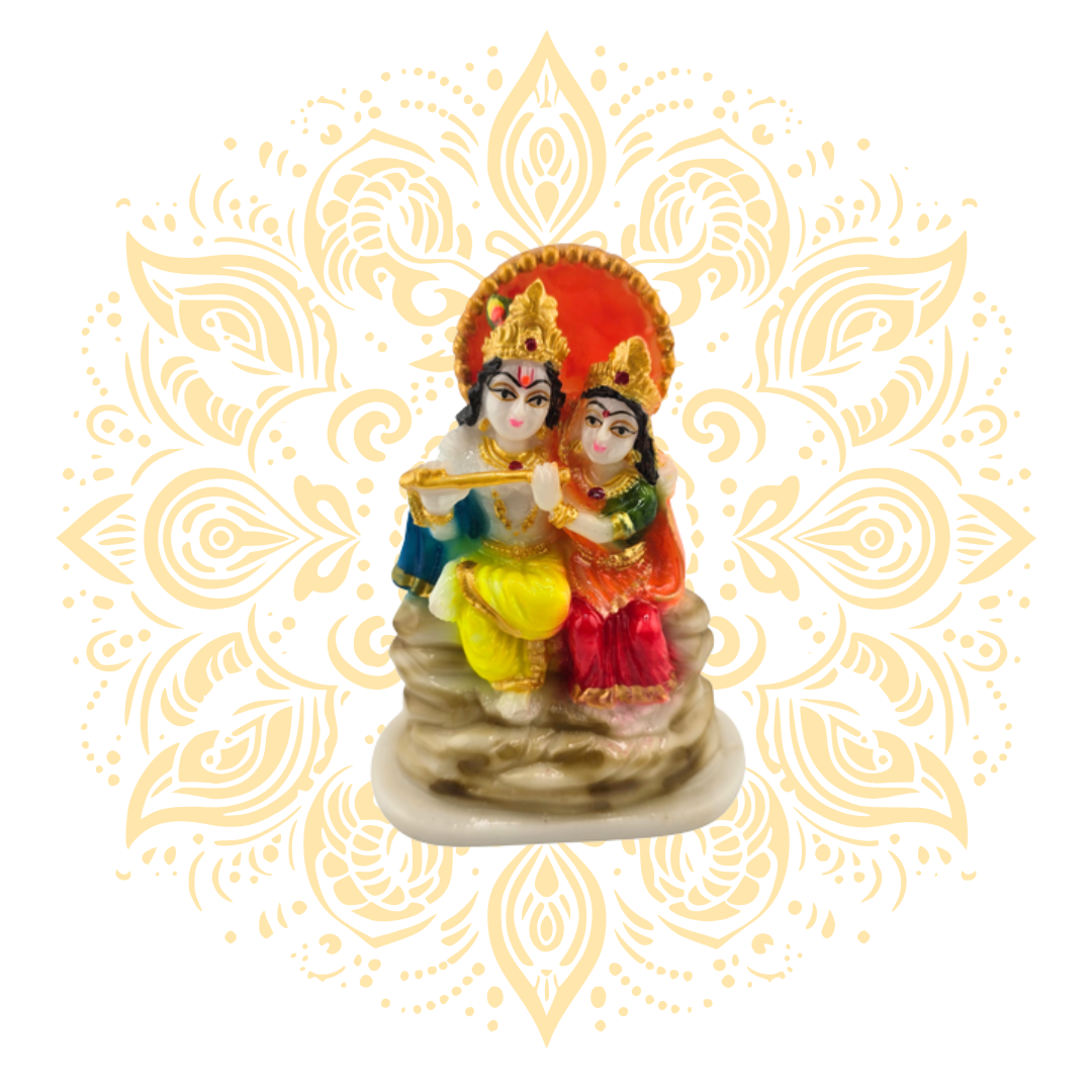 Polyresin Radha Krishna