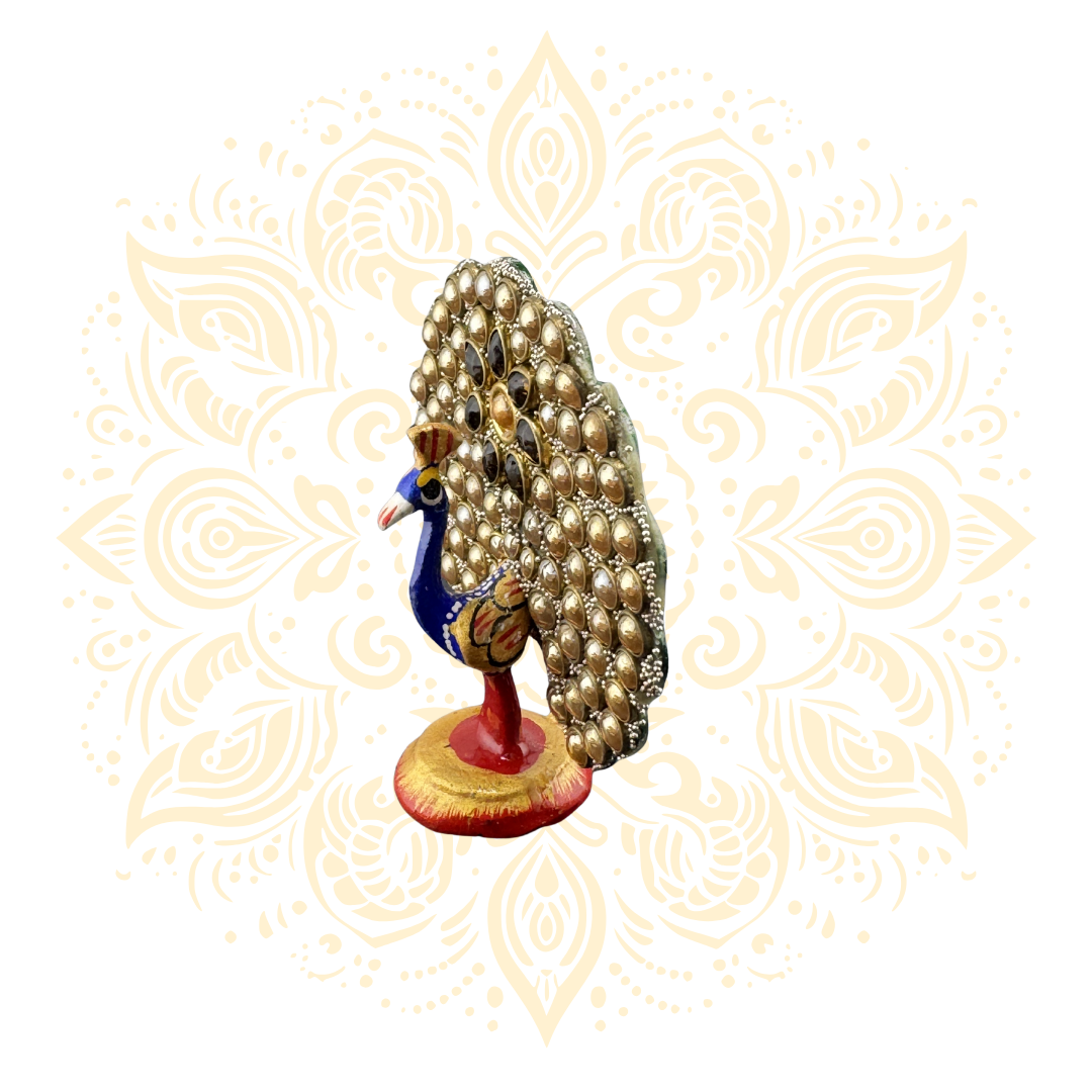 Aluminum Dancing Peacock w/ Brilliants - Matchless Gifts7