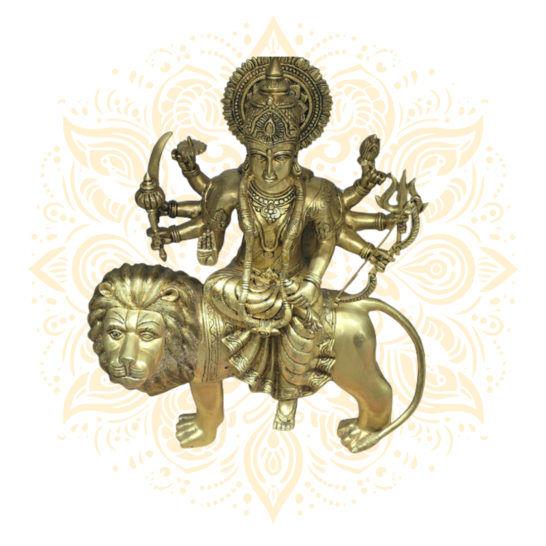 Brass Durga 24"