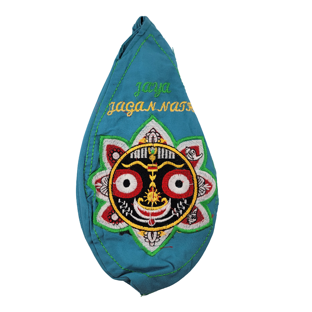Jaya Jagannath Embroidered Japa Bead Bag