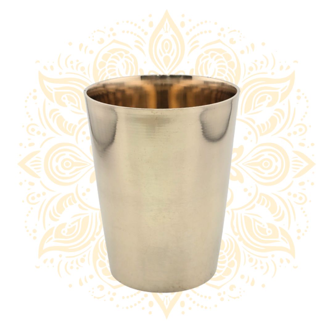 Kansa Brass Ayurvedic Cup 3.75" - Matchless Gifts
