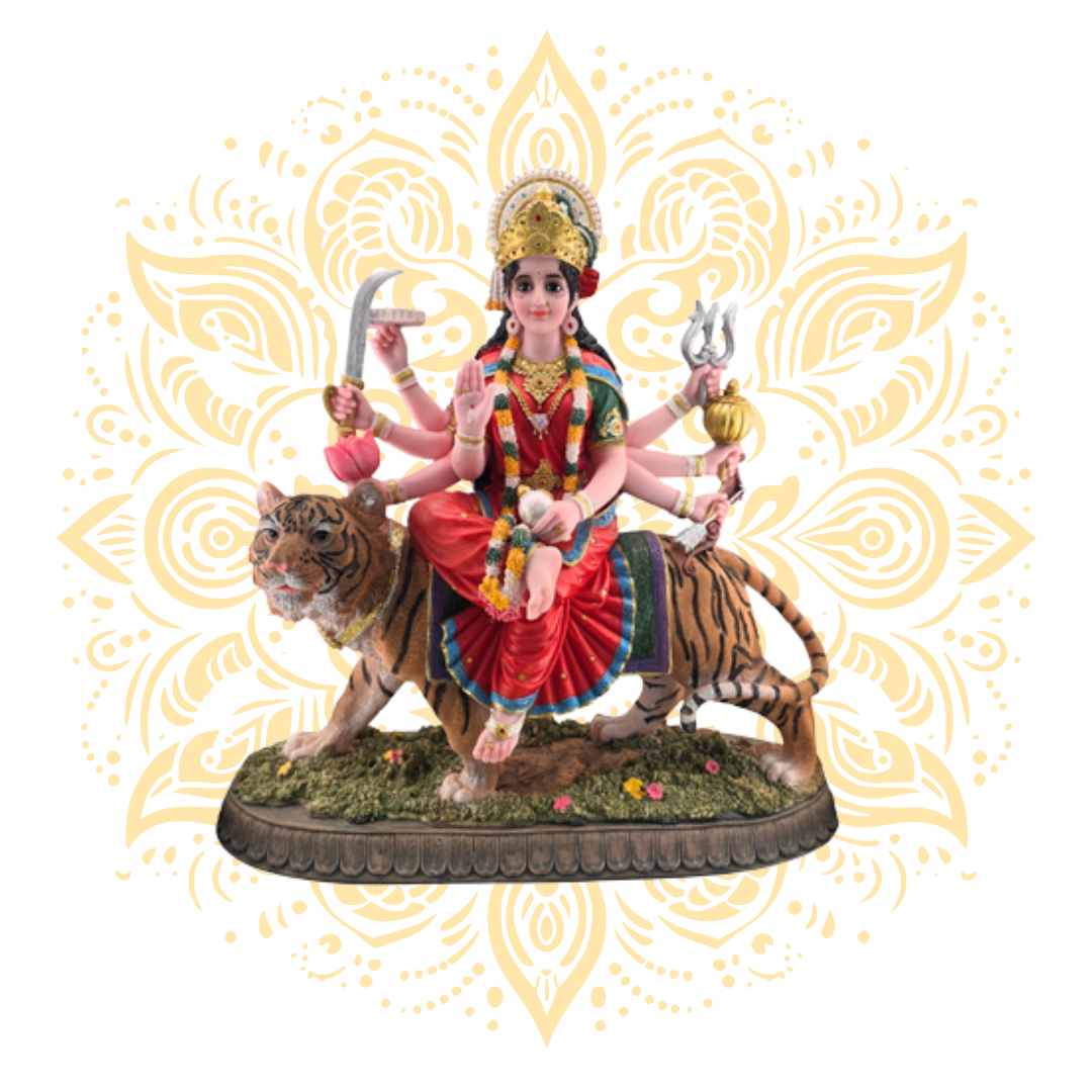 Polyresin Durga 3D (Grassland) 19"