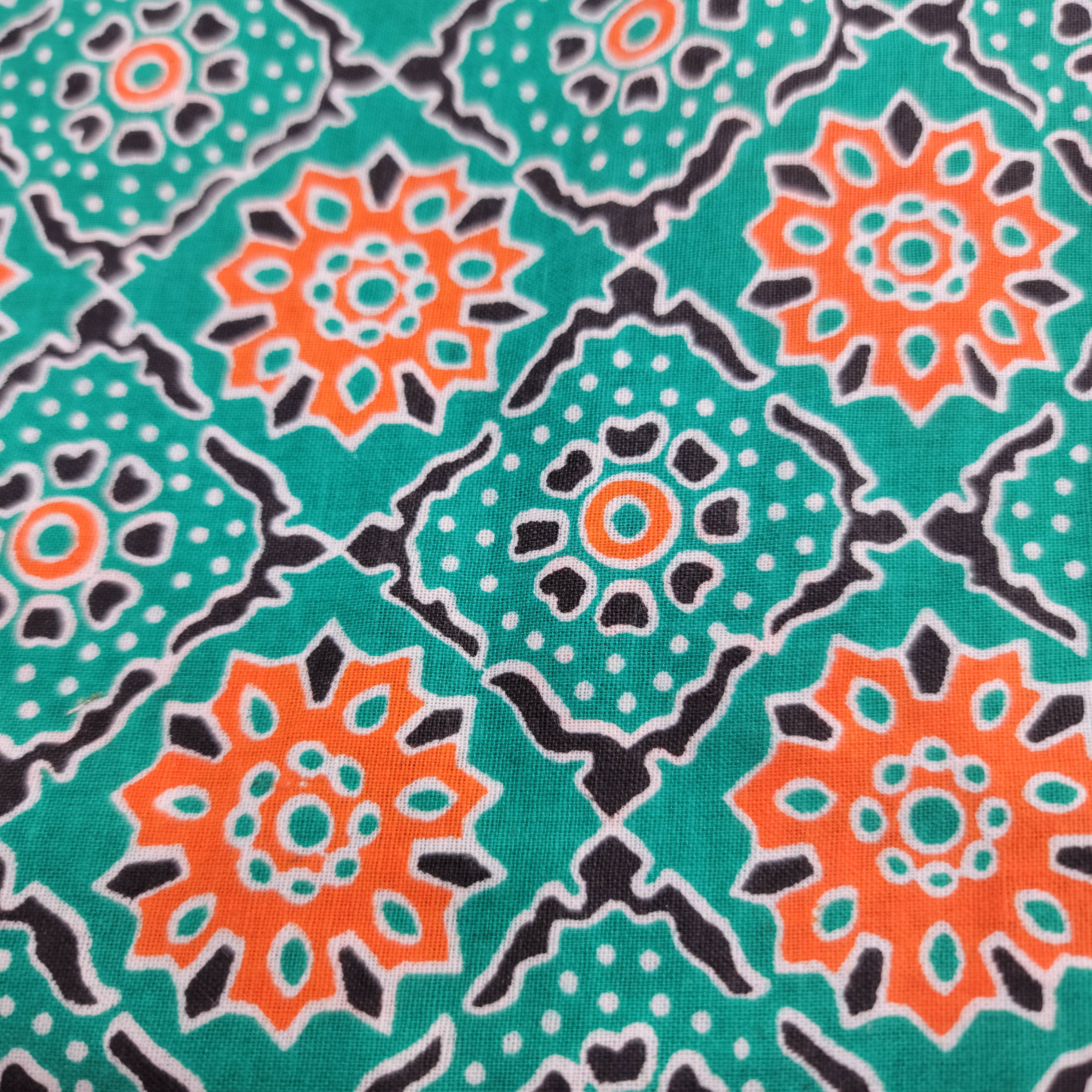 Patterned Mridanga Cover – 21" | Fits All Adult Clay Mridangas