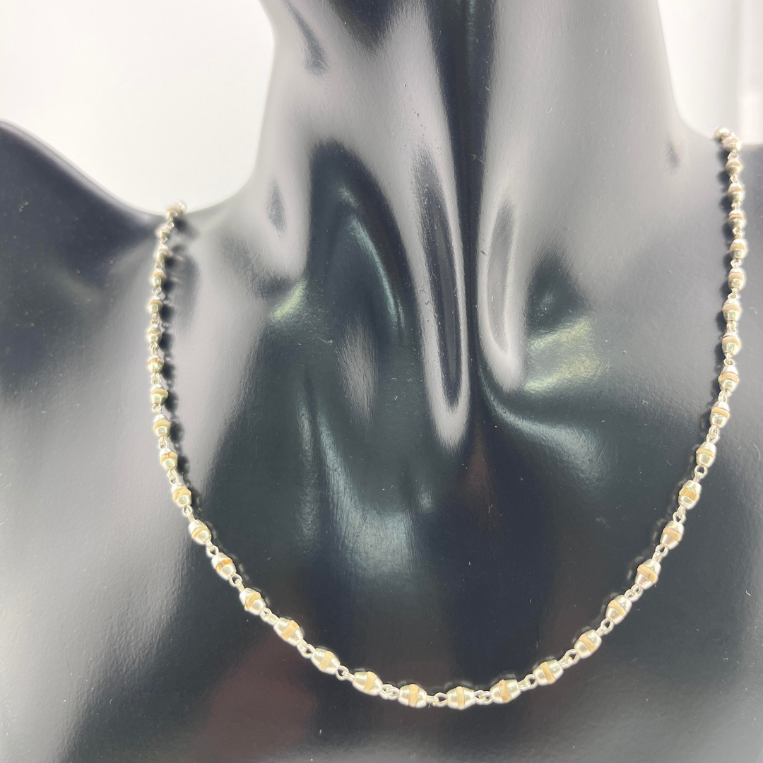 Silver Tulsi Kanthi Mala