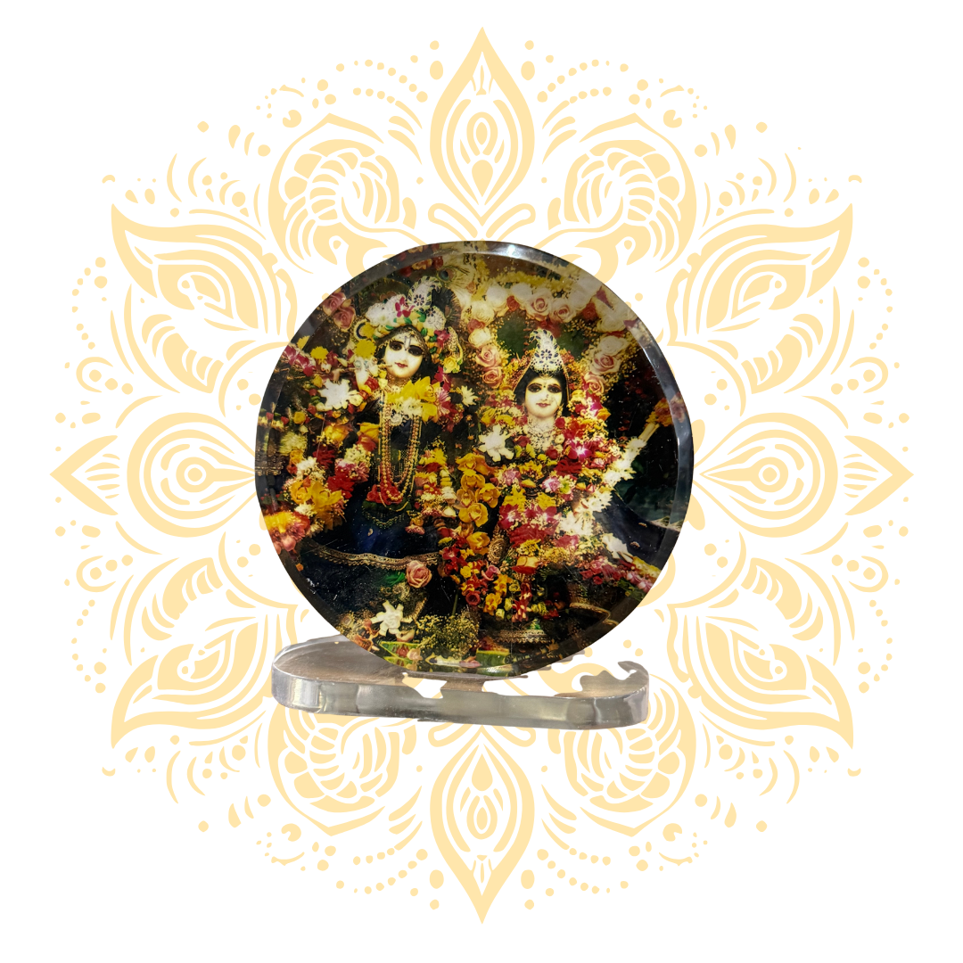 Acrylic Radha Krishna Deity Stand - Matchless Gifts7
