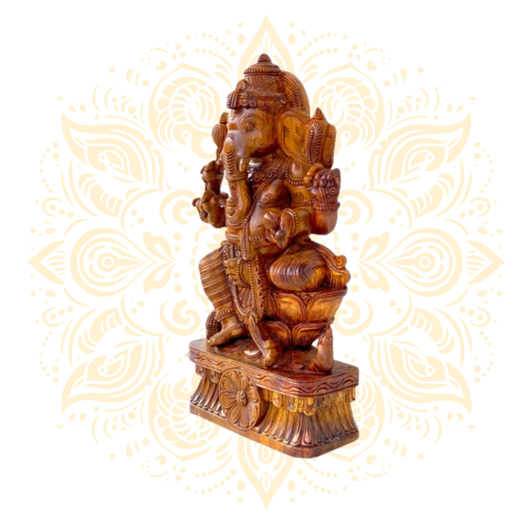 Wooden Ganesh