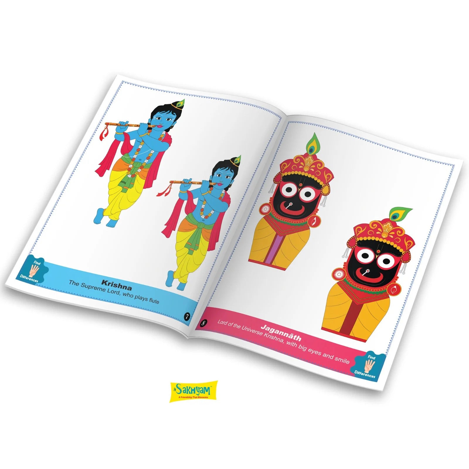 Sakhyam Spot the Differences Fun Children's Activity Book - Matchless Gifts