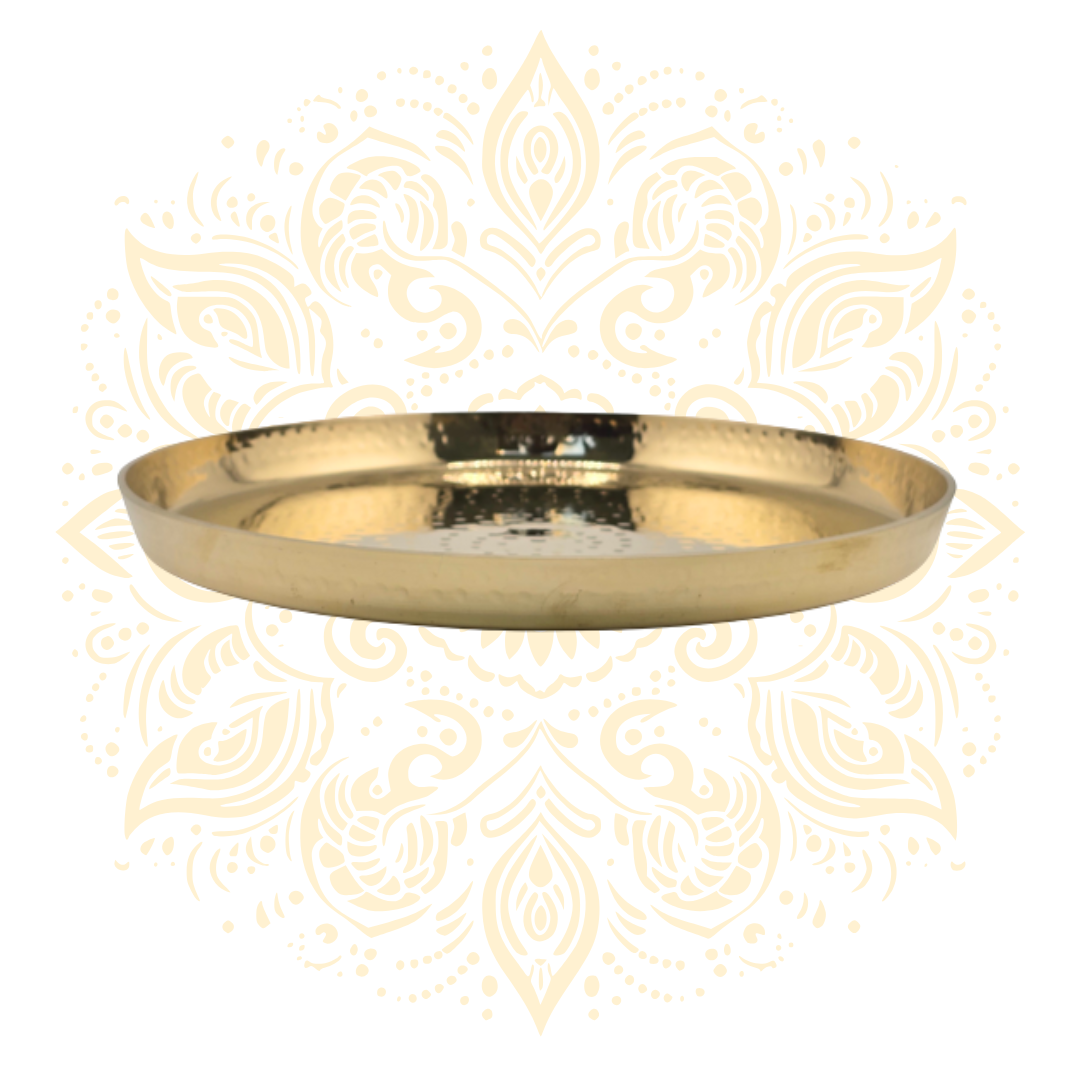 Kansa Brass Plate 10"