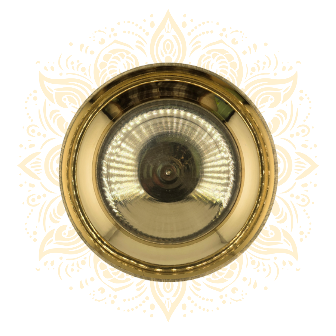 Kansa Brass Plate 3.75"
