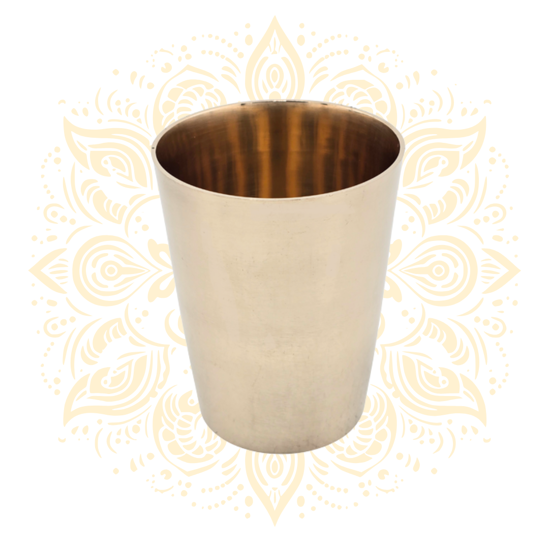 Kansa Brass Ayurvedic Cup 3.75" - Matchless Gifts